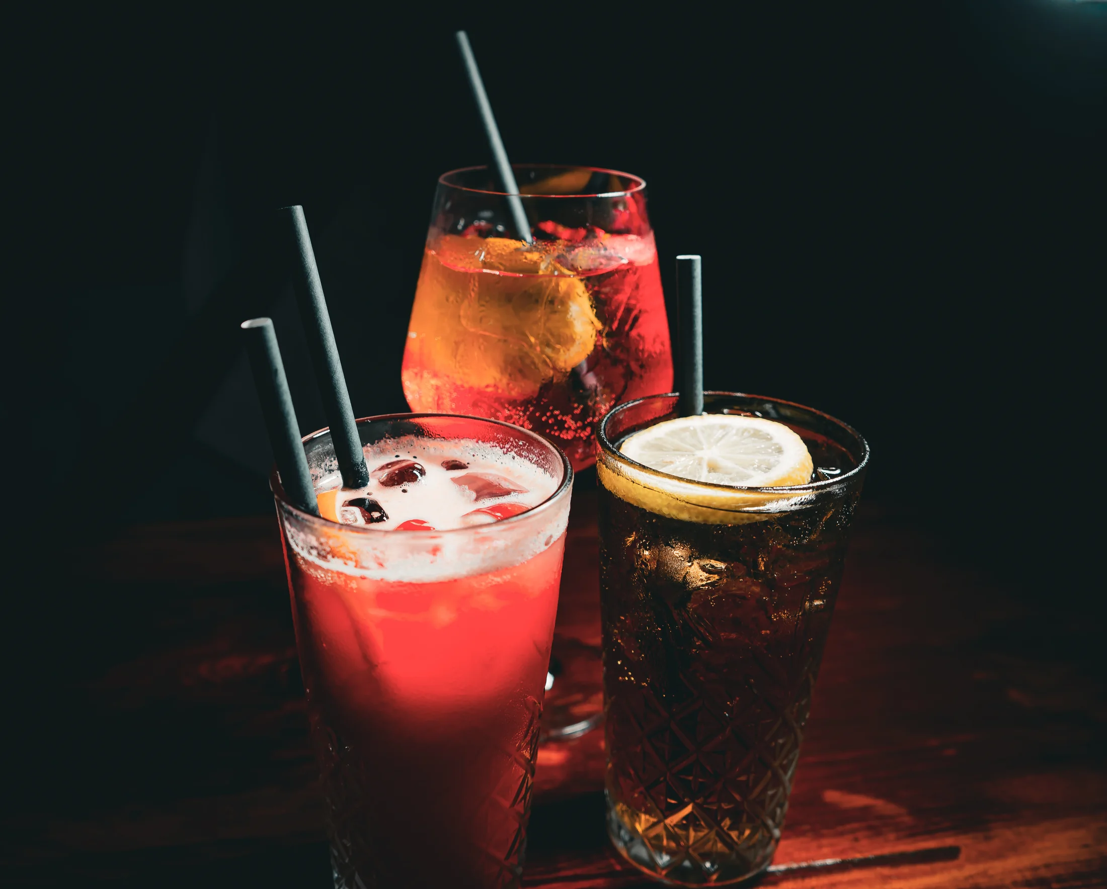 A selection of cocktails served at Fox Bros Du